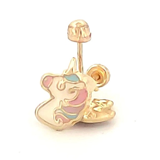 [353449] BROQUEL UNICORNIO ESMALTADO 10KT